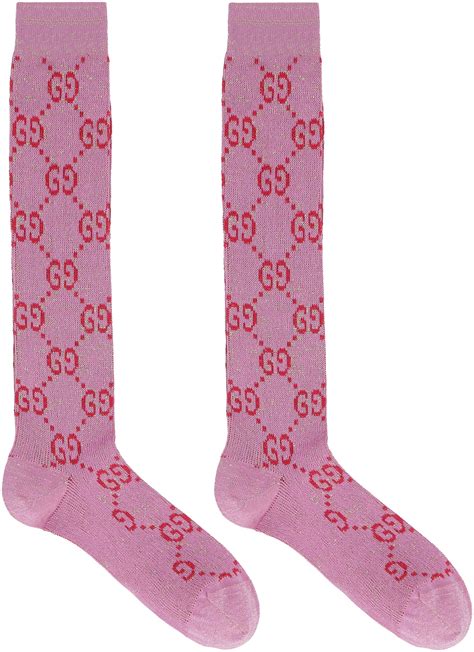 real gucci socks for cheap|farfetch Gucci pink socks.